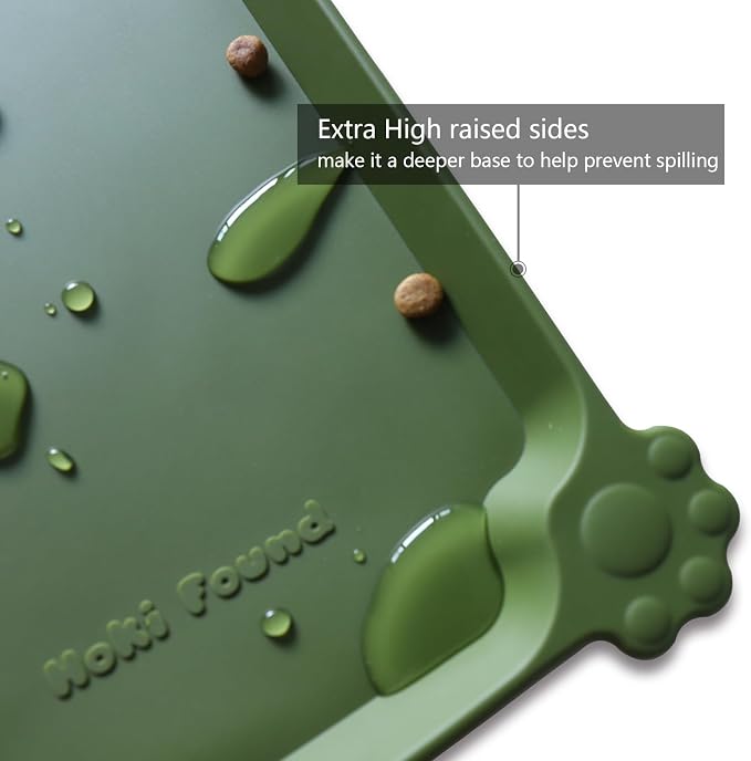 Hoki Found L Silicone Non Slip Pet Dog Cat Bowl Mats - Image 2