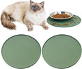 BNOSDM Silicone Cat Feeding Mat 2 Pack Dog Bowl Mats Pet Silicone Food Mat by BNOSDM