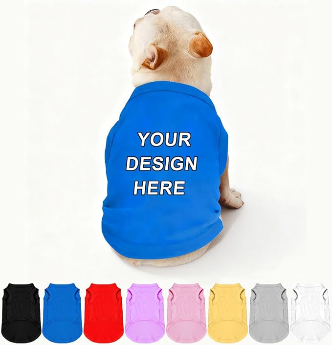 Customized Dog Shirt Custom Pet Clothes T Shirts by Plmoknijb