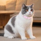 PUPTECK 2 PCS Soft Genuine Leather Cat Kitten Collar - Image 3