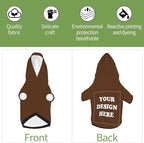 Personalized Chihuahua Dog Hoodie, Custom Pet Warm Sweatshirt Costume - Image 4