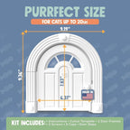 Purrfect Portal Meow Manor® Cat Door Interior Door - Image 6