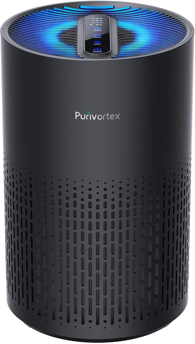 Purivortex Air Purifiers for Bedroom, Quiet Air Purifier by Purivortex