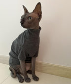 Kitipcoo Sweater for Sphynx Cat, Deep Grey - Image 2