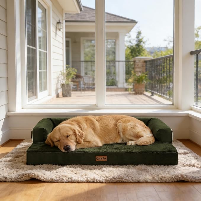 Orthopedic Dog Beds for Large Sized Dogs, Waterproof Egg Crate Foam Large Dog - Image 9