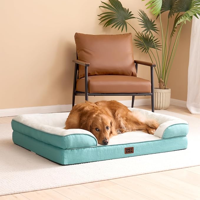 EHEYCIGA Orthopedic Dog Beds for Large Dogs, Waterproof Memory Foam Large Dog - Image 8