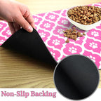 Dog Food Mat 12X20 Inch Pet Feeding Absorbent Mats - Image 5