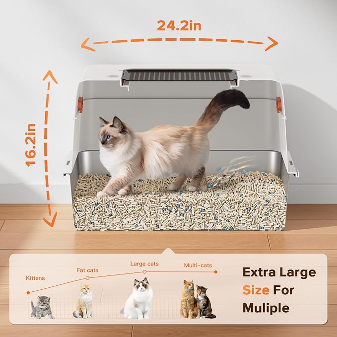 Stainless Steel Cat Litter Box - Image 2