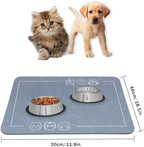 YCT Cat Pet Food Mat, Cat Feeding Mat, Non-Slip Bottom Absorbent Pet Mat - Image 7