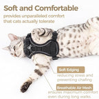 Cat Harness and Leash Set Escape Proof Tactical Large Kitten Harness Emotional - Image 7
