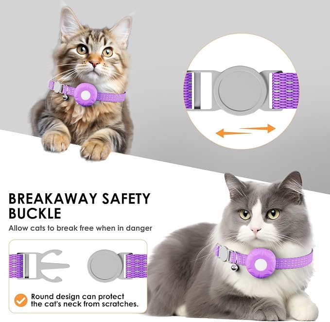 Cat Tracker, MINI Pet Tracker for Cats, No Monthly Fee, Waterproof Cat GPS - Image 5