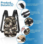 YUDODO Pet Dog Carrier Backpack Adjustable Dog Front Carrier, Legs Out Easy-Fit - Image 2