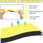 Dog Food Mat 12X20 Inch Pet Feeding Absorbent Mats - Image 2