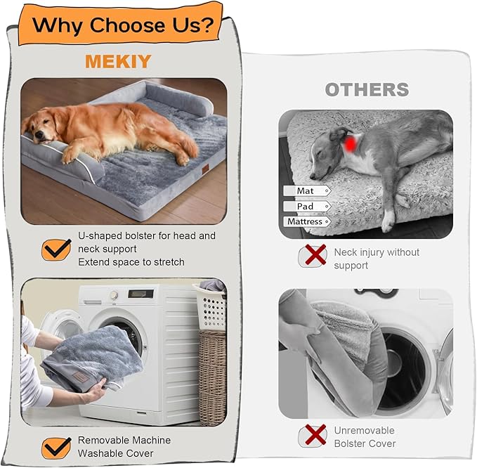 Dog Bed Medium Size Dog-Orthopedic Waterproof Bed - Image 4