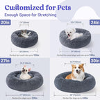 rabbitgoo Calming Dog Bed for Small Medium, 30 inches Pet Bed Machine Washable - Image 5