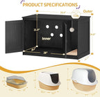 Cat Litter Box Enclosure, Hidden Litter Box Cabinet Furniture - Image 4