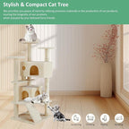 Cat Tree Tower, 54-Inch Cat Tree - Image 2
