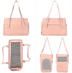 Fashion Dog Purse Pet Carrier Leather Bag - Image 3