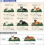 Outdoor Dog Bed for Medium Dogs, Waterproof Dog Crate Mat Orthopedic Egg Crate - Image 2