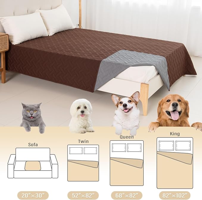 BOCTOPUG Dog Bed Cover for Pets Blankets Rug Pads for Couch Protection - Image 5