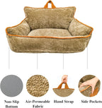 Orthopedic Dog Bed with Memory Foam, Washable Plush Pet Bed - Image 5