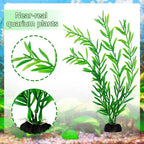 Fish Tank Accessories Aquarium Decorations Green Plants, Aquarium Decor Plastic - Image 7