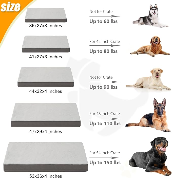 KSIIA Orthopedic Dog Bed Waterproof Dog beds - Image 6