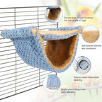 BWOGUE Winter Warm Bird Nest Bed Hanging Hammock Snuggle Hut Parrot House Tent - Image 4