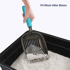 WePet Cat Litter Scoop, Non-Stick Plated Aluminum Alloy Sifter, Kitty Durable - Image 7