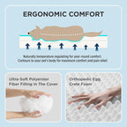 Bedsure Cooling Dog Bed for Medium Dogs - Image 4