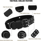 Tactical Dog Collar Military Adjustable Dog Collars Soft Nylon Training Collar - Image 4