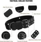 Tactical Dog Collar Military Adjustable Dog Collars Soft Nylon Training Collar - Image 2