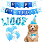 Dog Birthday Party Supplies, Adjustable Dog Bandana Set - Image 7
