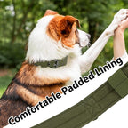 Tactical Dog Collar Military Adjustable Dog Collars Soft Nylon Training Collar - Image 6