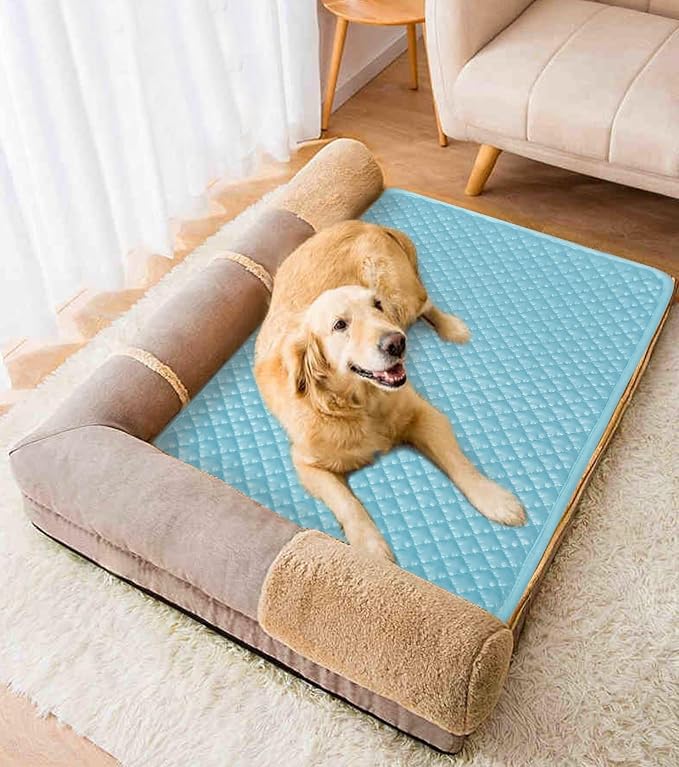 SOMOYA Upgrade Self-Cooling Mat Thicken Dogs Cooling Mat Washable Non-Slip Pet - Image 11