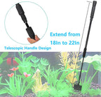 Carefree Fish 4IN1 Aquarium Cleaning Tools Long Handle Adjustable Length - Image 4