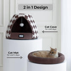 BALANCE Cat Beds for Indoor Cats, 2-in-1 Cat Bed Cave - Image 7