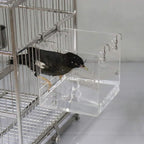 Hanging Bird Bath Cube Bird Bathtub Bath Shower Box Bowl Cage Accessory - Image 4
