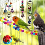 Bird Swing Standing Chewing Training Hanging Toy Hammock Climbing Ladder - Image 3