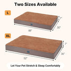 Veehoo Orthopedic Memory Foam Dog Bed, 7 Inch Thick Extra Large Dog Bed XL - Image 4