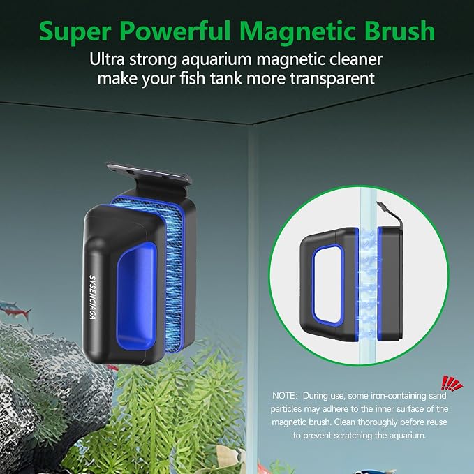 Aquarium Magnet Glass Cleaner, Double-Sided Detachable & Floating Algae Scraper - Image 5