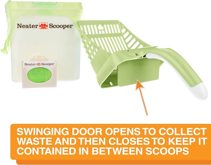 Neater Pet Brands Neater Scooper Standard Cat Litter Scoop, 15 Refill Bags – - Image 3