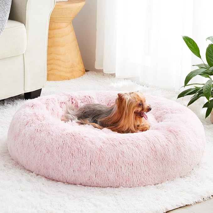 WNPETHOME Donut Dog Beds Large Sized Dog, Anti-Anxiety Caming Large Pet Bed by WNPETHOMEPETSHOME