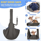 SlowTon Dog Carrier Sling, Thick Padded Adjustable Shoulder Strap Dog Carriers - Image 4