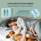 OhGeni 100% Waterproof Mattress Protector, Twin XL Size Mattress Soft Pad - Image 4