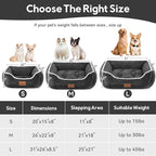 Orthopedic Dog Bed for Medium Dogs, Dog Sofa Beds Supportive Foam Pet Couch Bed - Image 2