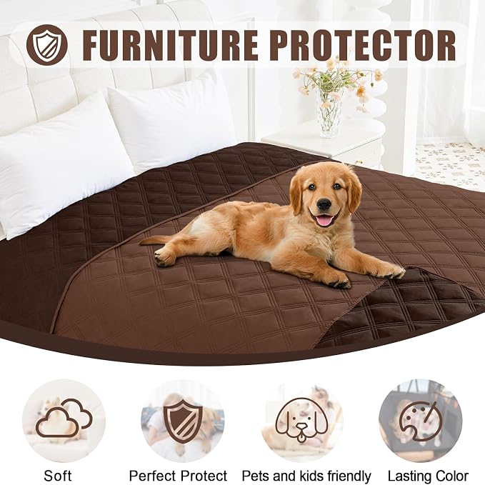 Smiry Waterproof Dog Bed Cover Blanket 40x70, Soft Reversible Pet Blanket - Image 8
