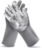 Pet Grooming Gloves—Heat Resistant Dog Washing Gloves by MAIIU