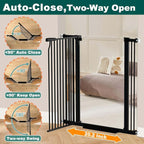 Fairy Baby 40.5" Extra Tall Baby Gate Pressure Mounted, 60.3"-65.7" Extra Wide - Image 5