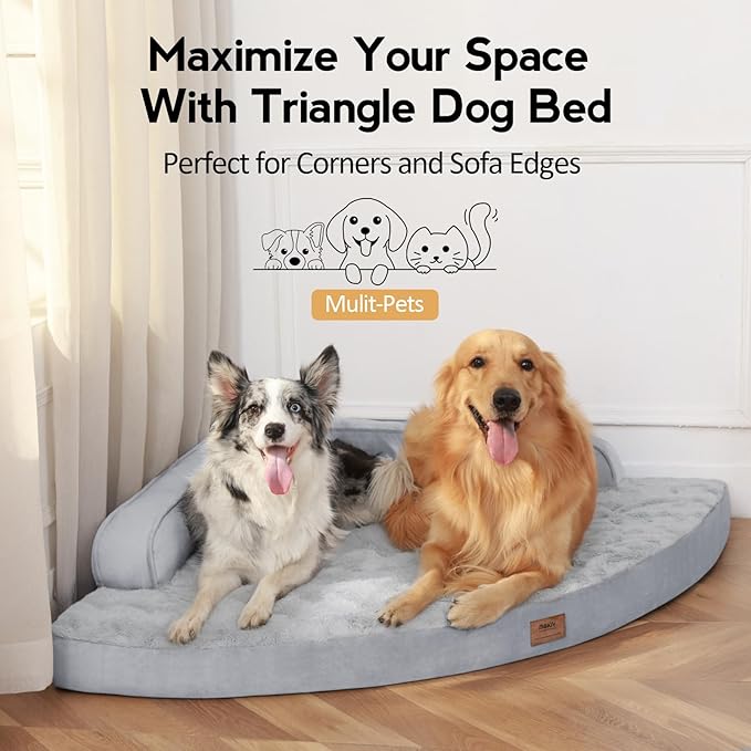 Large Dog Bed - XL Orthopedic Egg-Crate Memory Foam Dog Beds - Image 4